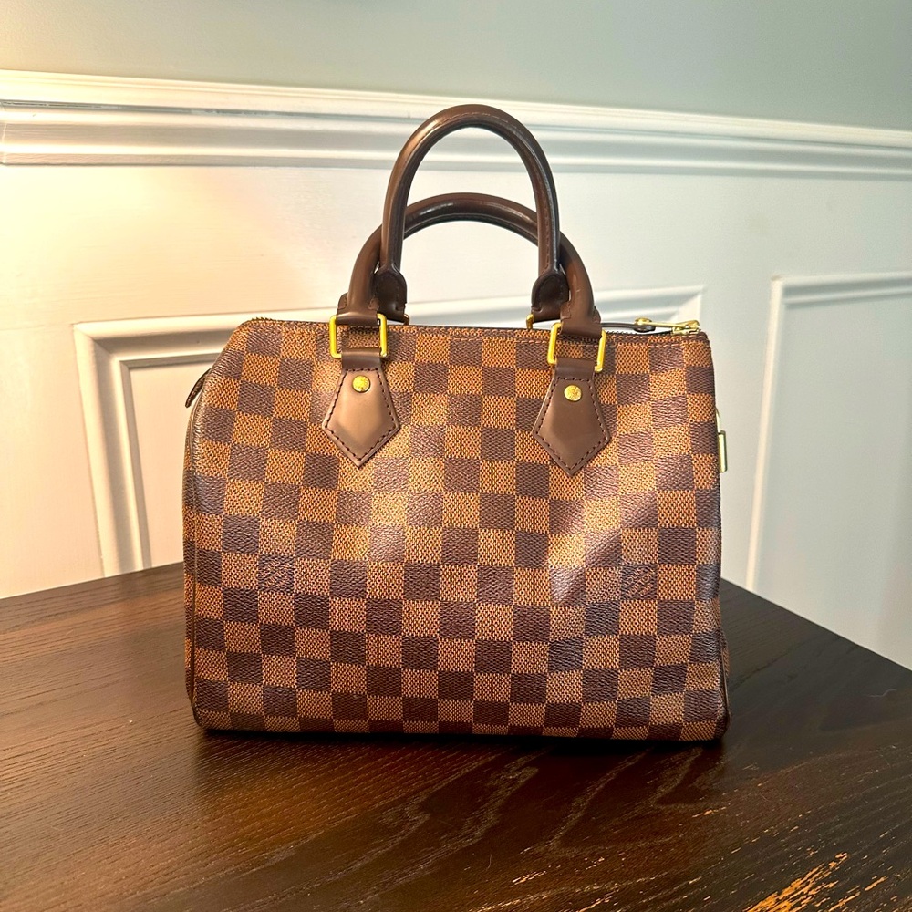 Louis Vuitton Speedy 25 in Damier Ebene